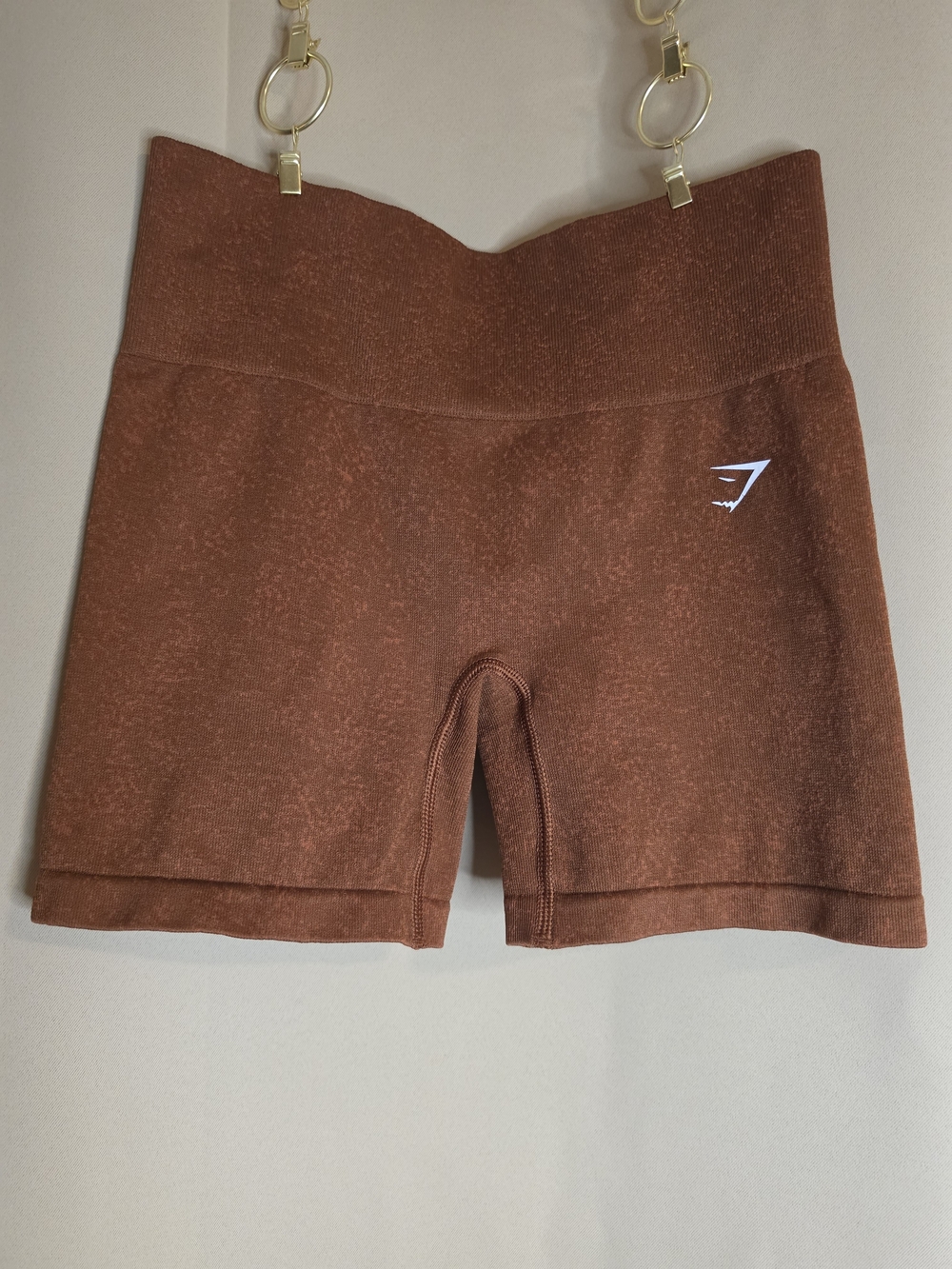 Gymshark High-Rise Rust Bike Shorts